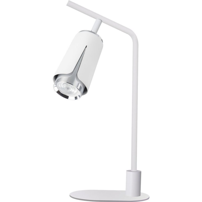 Lampka nocna stołowa LED FLOWER, w kolorze białym, do sypialni i salonu, moc 8W