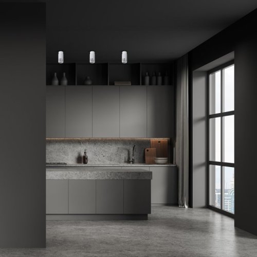 Lampa sufitowa downlight LED VERTICAL, biała, nowoczesna, do salonu, kuchni