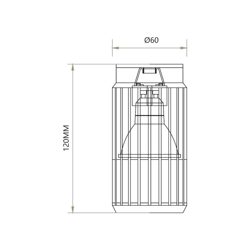 Lampa sufitowa downlight LED VERTICAL, biała, nowoczesna, do salonu, kuchni
