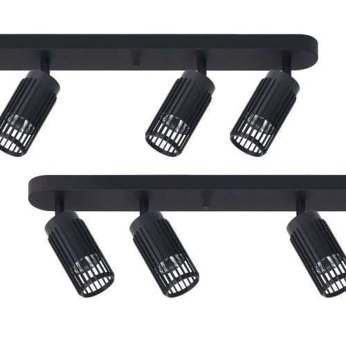 Lampa sufitowa spot LED VERTICAL, w kolorze czarnym, nowoczesna, do salonu