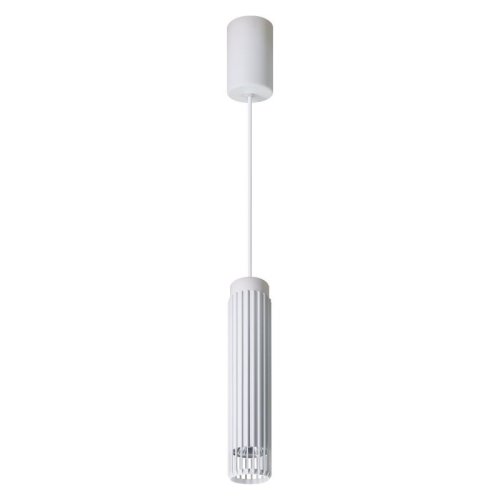 Lampa wisząca sufitowa żyrandol LED VERTICAL, biała, loft, do jadalni i salonu