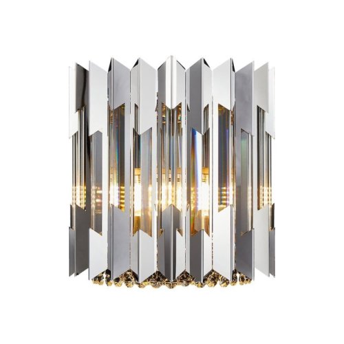 Kinkiet lampa ścienna RITZ, kolor chrom, do salonu i sypialni, E14