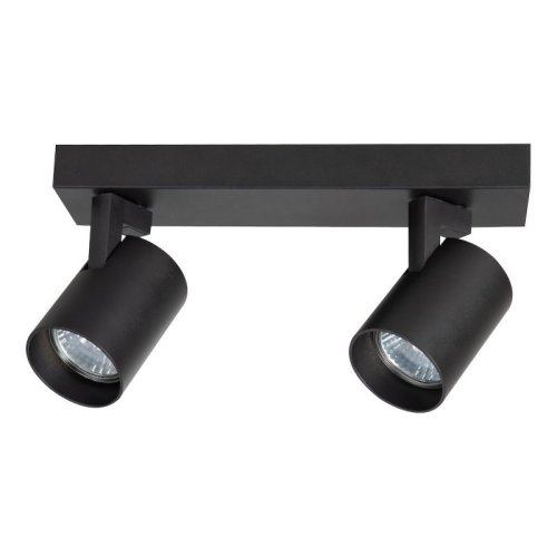 Oprawa LED GU10 reflektor spot VOLF, kolor czarny, do kuchni, salonu