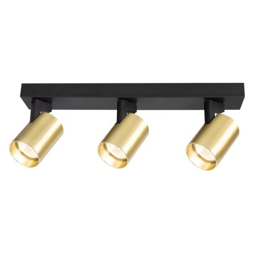 Oprawa LED GU10 reflektor spot VOLF, kolor złoty, do kuchni, salonu