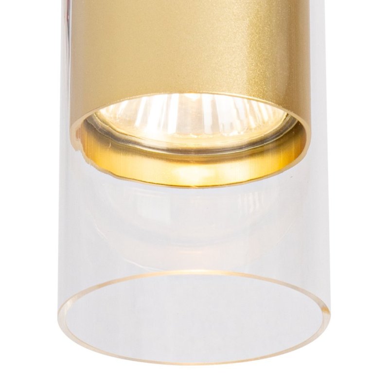 Oprawa LED GU10 reflektor downlight RICKY, kolor złoty, do kuchni, łazienki