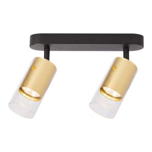 Oprawa LED GU10 reflektor spot RICKY, kolor złoty, do kuchni, salonu