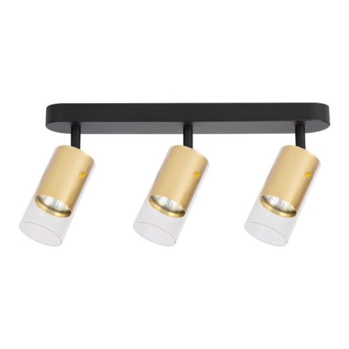 Oprawa LED GU10 reflektor spot RICKY, kolor złoty, do kuchni, salonu