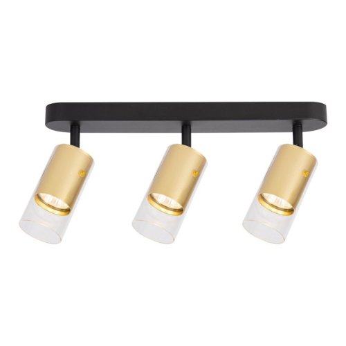 Oprawa LED GU10 reflektor spot RICKY, kolor złoty, do kuchni, salonu