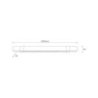 Listwa LED BATTEN, barwa neutralna, moc 36W, 120cm, IP65 ochrona wysoka
