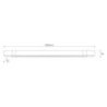 Listwa LED BATTEN, barwa neutralna, moc 48W, 150cm, IP65 ochrona wysoka
