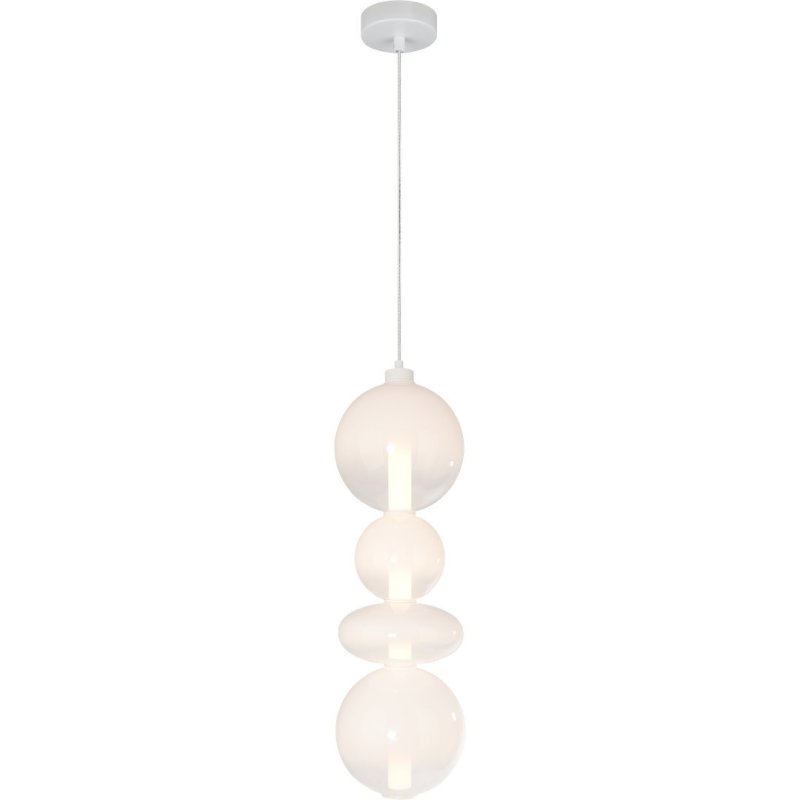 Lampa wisząca sufitowa żyrandol LED DAPHNE, w kolorze złotym, glamour