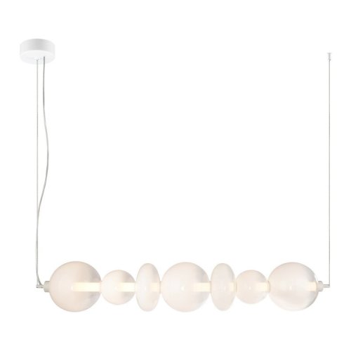 Lampa wisząca sufitowa żyrandol LED DAPHNE, w kolorze złotym, glamour