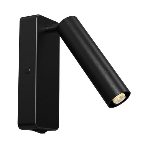 Kinkiet lampa ścienna LED SANTI, czarny, do salonu i sypialni, G9