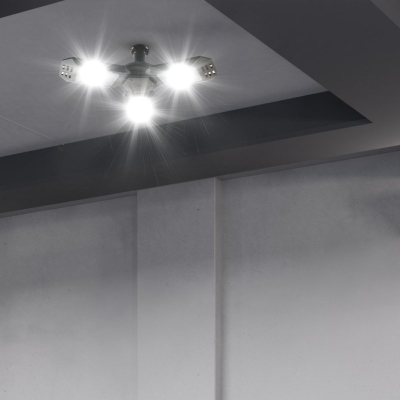 Lampa techniczna warsztatowa LED, barwa neutralna, moc 50W, E27