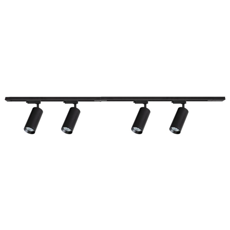 Zestaw MICA TRACK czarny 4xGU10 1,5m LED, kolor czarny