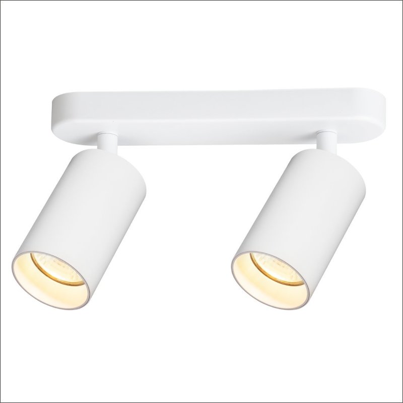 Oprawa LED spot reflektor PIPE, kolor biały, do kuchni, łazienki, salonu