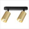 Oprawa LED spot reflektor PIPE, kolor złoty, do kuchni, łazienki, salonu