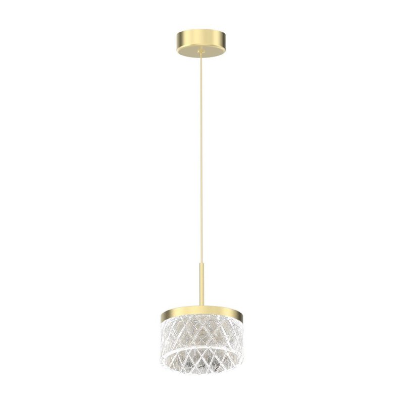 Lampa wisząca sufitowa żyrandol LED ELEGANCE, w kolorze złotym, nowoczesna