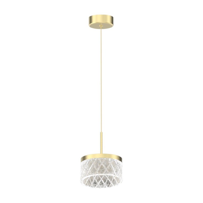 Lampa wisząca sufitowa żyrandol LED ELEGANCE, w kolorze złotym, nowoczesna