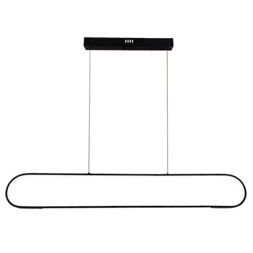 Lampa wisząca sufitowa żyrandol LED FRAME, czarny, nad stół, 42W