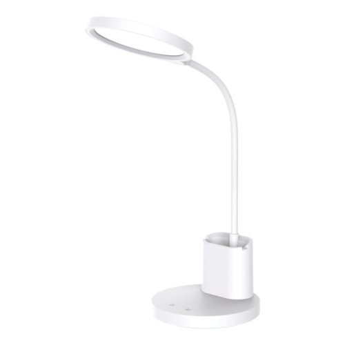 Lampa biurkowa LED SCUOLA, w kolorze białym, wysokość 55 cm, moc 8W