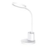 Lampa biurkowa LED SCUOLA, w kolorze białym, wysokość 55 cm, moc 8W