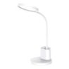 Lampa biurkowa LED SCUOLA, w kolorze białym, wysokość 55 cm, moc 8W