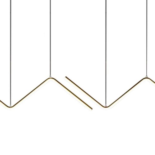 Lampa wisząca sufitowa żyrandol LED VERTE, w kolorze czarnym, do jadalni i salonu