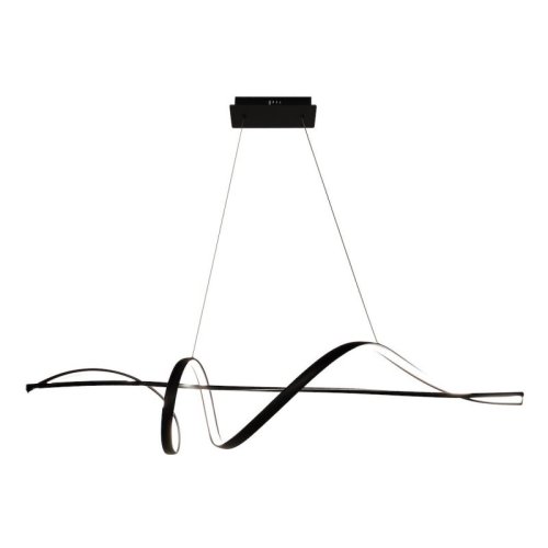 Lampa wisząca sufitowa żyrandol LED SASH, w kolorze czarnym, do salonu