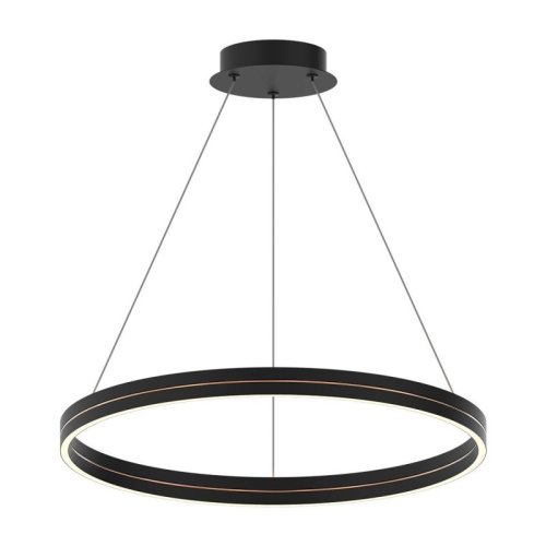 Lampa wisząca sufitowa żyrandol LED GRAVITY, w kolorze czarnym, do jadalni