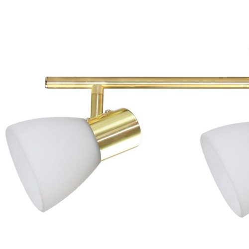 Lampa sufitowa plafon JOTA, w kolorze złotym, glamour, do salonu, 3xE14