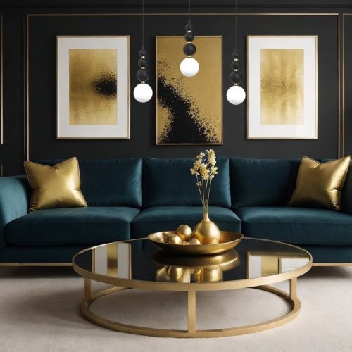 Lampa wisząca sufitowa żyrandol LED BOULE, w kolorze czarnym, do salonu i jadalni