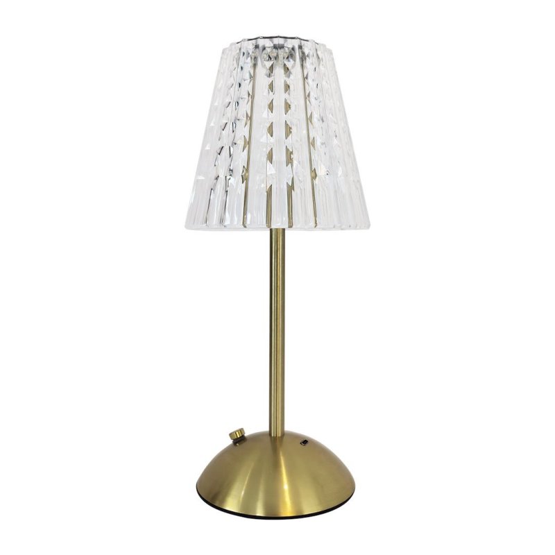Lampka nocna stołowa LED ELBA, w kolorze złotym, moc 1,6W