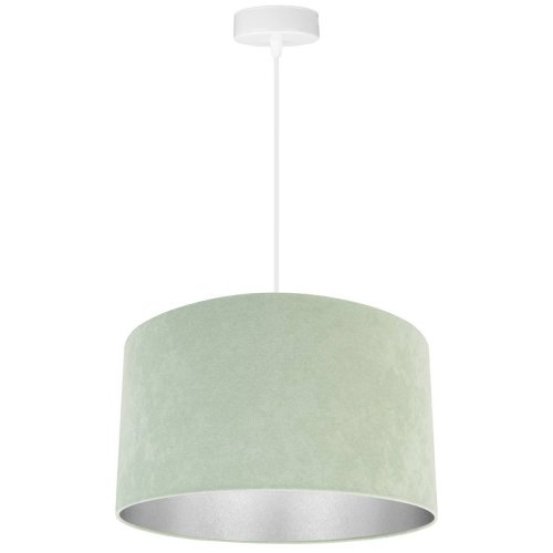 OUTLET -35% Wisząca, regulowana, pastelowa lampa MEDIOLAN, E27, jedna żarówka, srebrny środek