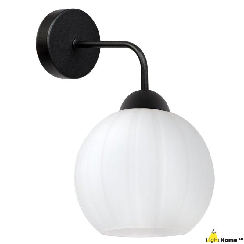 Lampa kinkiet ścienny COSTA biały szklany nowoczesny kula do salonu sypialni glamour E27