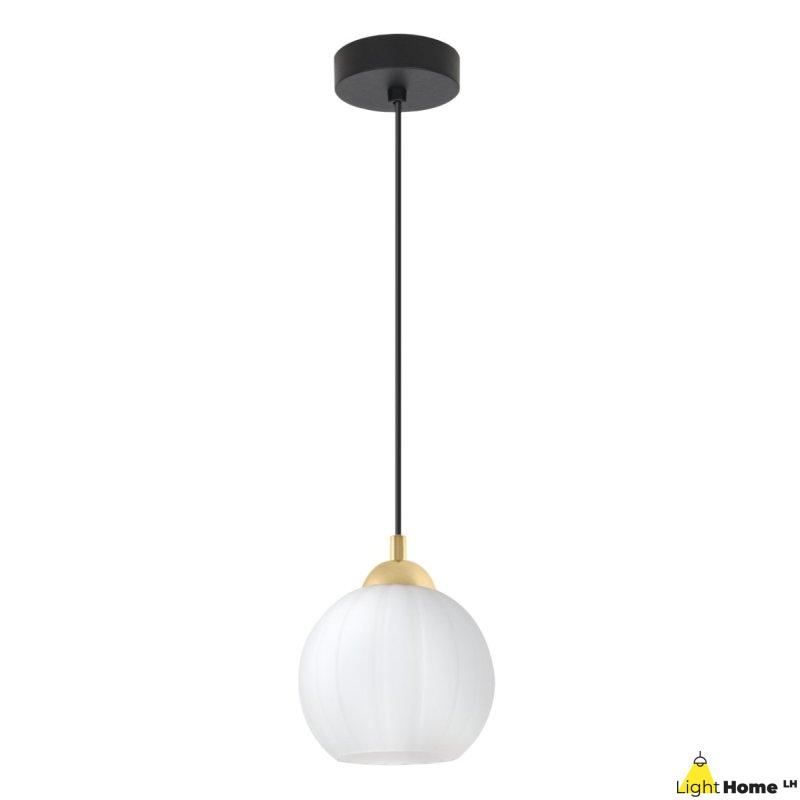 Lampa wisząca sufitowa żyrandol COSTA szklany kula pojedynczy do jadalni kuchni salonu