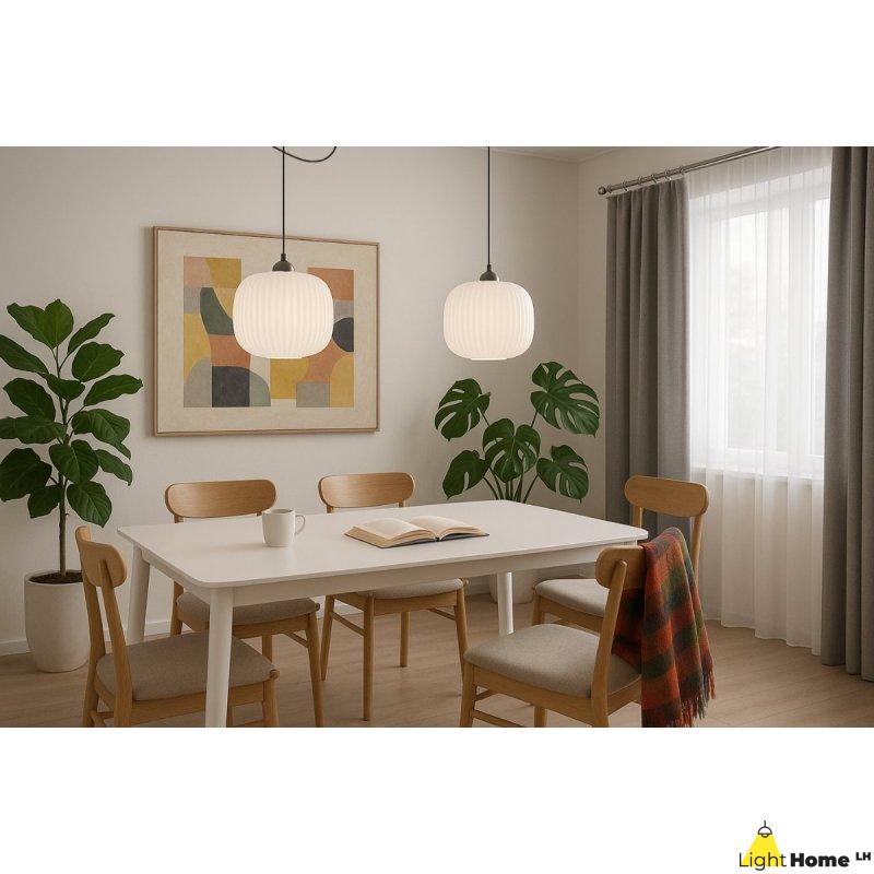 Lampa wisząca sufitowa żyrandol RIFFLE czarny pająk loft pojedynczy nad stół i wyspę E27