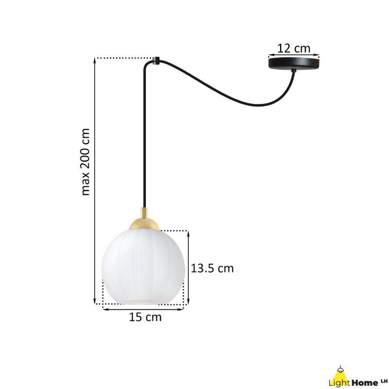 Lampa wisząca sufitowa żyrandol COSTA czarny pająk loft nad stół i wyspę E27 nowoczesny