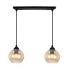 Lampa wisząca sufitowa żyrandol podwójny COSTA szklany nowoczesny kula glamour E27