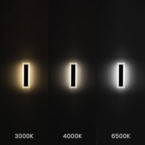 Lampa ogrodowa LED zewnętrzna kinkiet elewacyjny WOW 30CM IP44 nowoczesny