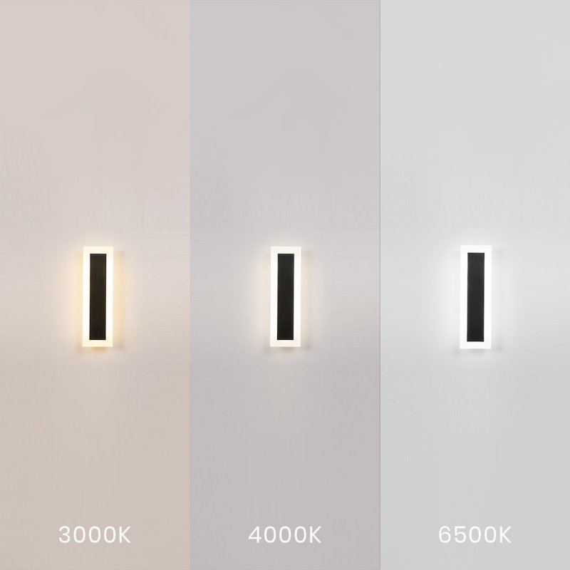 Lampa ogrodowa LED zewnętrzna kinkiet elewacyjny WOW 30CM IP44 nowoczesny