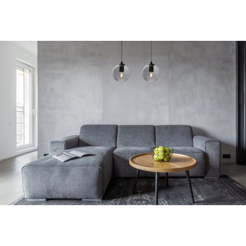 Klosz szklany do lampy uniwersalny grafitowa szklana kula z kolekcji PARIS