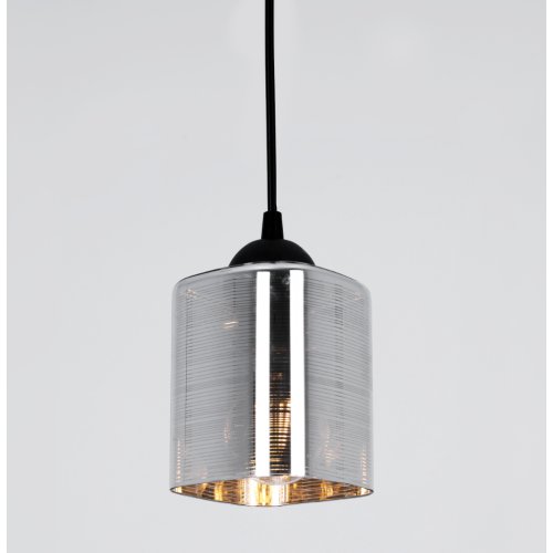 Klosz szklany do lampy uniwersalny chromowany z kolekcji BOCO