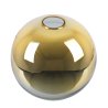 Klosz szklany złoty kula uniwersalny 15cm glamour z kolekcji BERGEN