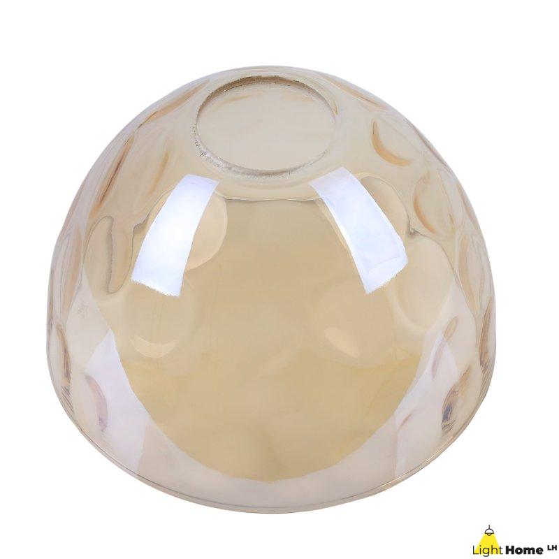 Klosz szklany do lampy wiszącej sufitowej VENICE miodowy misa 15cm