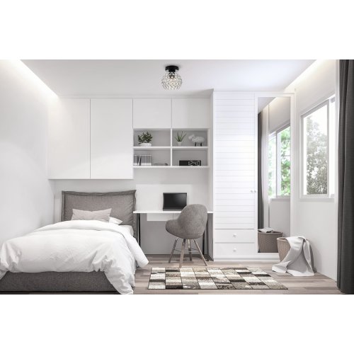 Klosz szklany uniwersalny kryształowy kula glamour 14cm z kolekcji CRYSTAL