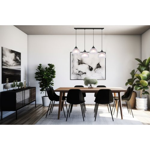 Klosz szklany do lampy uniwersalny mleczny biały misa 15cm z kolekcji VENICE