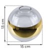 Klosz szklany do lampy uniwersalny złoty kula 15cm z kolekcji RONDA