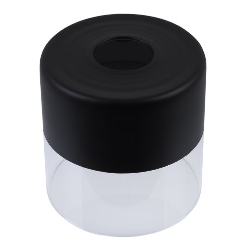 Klosz szklany uniwersalny czarny loft 12cm z kolekcji ROMA