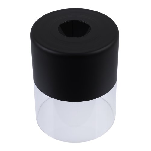 Klosz szklany uniwersalny czarny loft 15cm z kolekcji ROMA